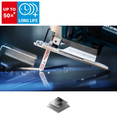 Pilový plátek do kmitací pily Bosch Expert T118AHM Inox 3ks 2608900561 - 3