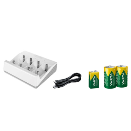 Nabíječka na baterie NiMH + D články + 9 V Bosch 1600A032EA