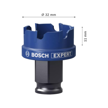 Pila vykružovací/děrovka Bosch Expert 27 mm Sheet Metal PC Plus 2608900497 - 6