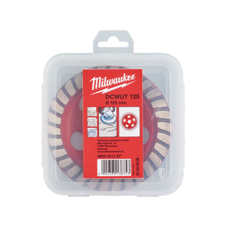 Diamantový brusný kotouč Milwaukee DCWUT 125 mm 4932451187 - 2