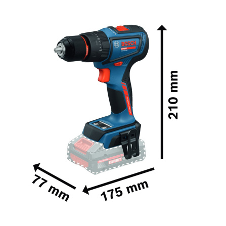 Aku vrtací šroubovák s příklepem Bosch EXPERT EXSB18V-90 bez aku 06019R3100 - 6