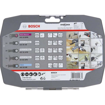 Sada Starlock pro elektrikáře Bosch 6 ks 2608664622 - 3