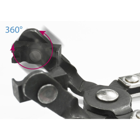 Kleště s otocnými čelistmi na spon CLIC a CLIC-R 32 mm L 175 mm King Tony 9AA25 - 2