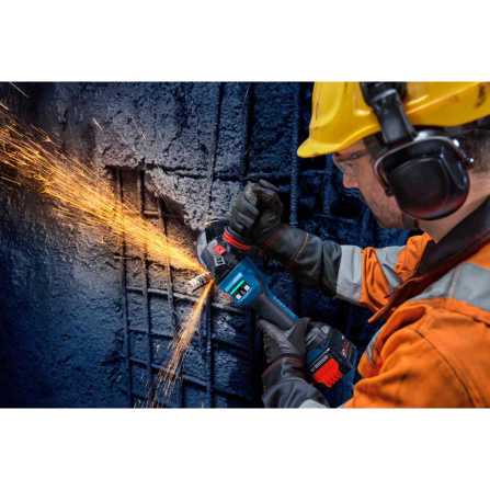 Aku úhlová bruska Bosch Expert EXWS18V-15S Professional 125 mm bez baterií 06019M6001 - 7