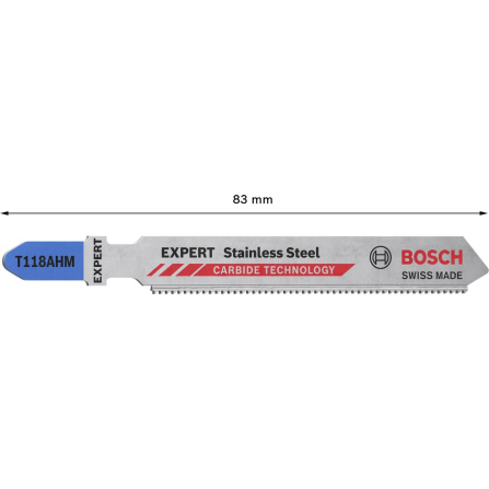 Pilový plátek do kmitací pily Bosch Expert T118AHM Inox 3ks 2608900561 - 4
