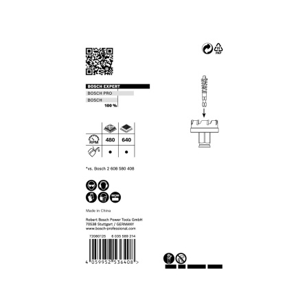 Pila vykružovací/děrovka Bosch Expert 27 mm Sheet Metal PC Plus 2608900497 - 7