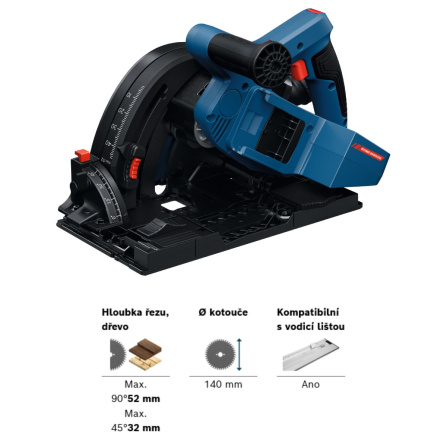 Aku pila ponorná Bosch EXPERT EXKT18V-52G 06016B4100 - 5 Aku pila ponorná Bosch EXPERT EXKT18V-52G 06016B4100 - 5