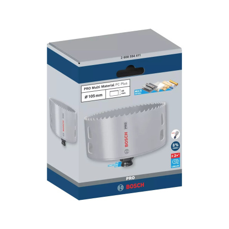 Pila vykružovací/děrovka Bosch PRO Multi Material PC Plus 105 mm 2608594411 - 2