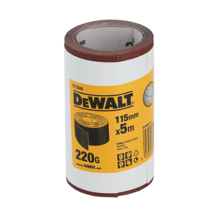 Brusný papír v roli 115mm x 5m P220 DeWalt DT3584