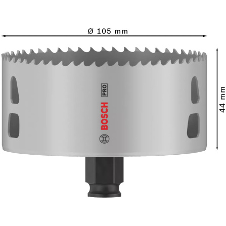 Pila vykružovací/děrovka Bosch PRO Multi Material PC Plus 105 mm 2608594411 - 7
