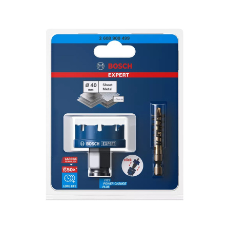 Pila vykružovací/děrovka Bosch Expert 40 mm Sheet Metal PC Plus 2608900499 - 3