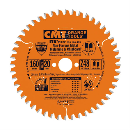 Kotouč pilový ultra tenký lamino CMT ITK D160x1,8 d20 Z48 HW 27616048H