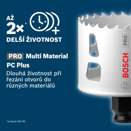Pila vykružovací/děrovka Bosch PRO Multi Material PC Plus 121 mm 2608594415 - 2