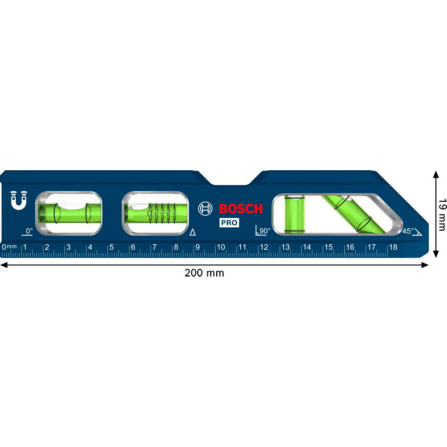 1600A03AA9 Vodováha torpedo Bosch PRO 200mm-8