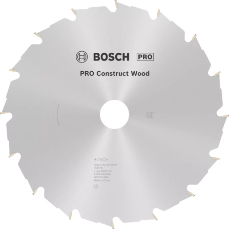 Pilový kotouč Bosch PRO Construct Wood 235 x 30 x 2,8 mm 2608640636