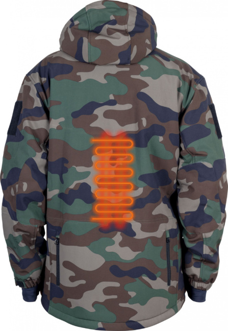 Bunda aku vyhřívaná XS CAMOUFLAGE Narex CHJ-XS SET