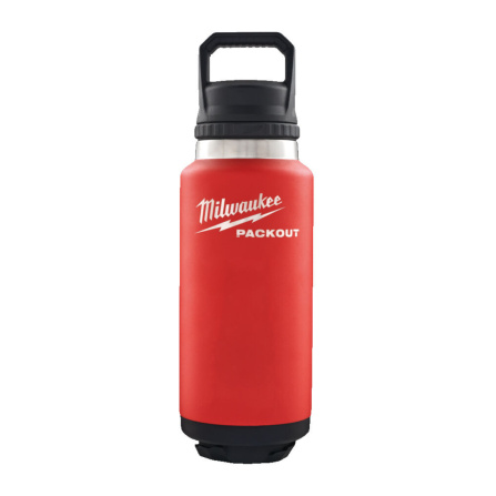 Láhev na pití Milwaukee Packout Bottle 1065 ml Chug Lid Red 4932493467 Láhev na pití Milwaukee Packout Bottle 1065 ml Chug Lid Red 4932493467