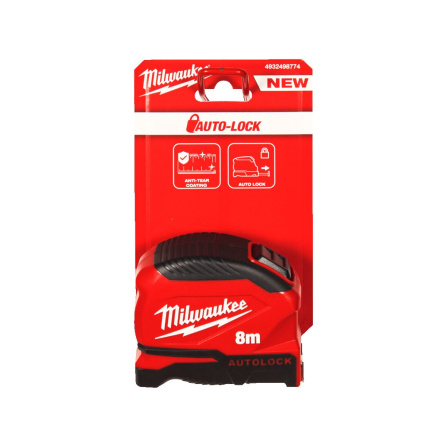 Metr svinovací Milwaukee 8m/25mm Autolock 4932498774 - 3