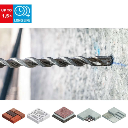 Vrták do kladiv Bosch PRO SDS-max-4X - 14 x 400 x 540 mm 2608833962 - 3 Vrták do kladiv Bosch PRO SDS-max-4X - 14 x 400 x 540 mm 2608833962 - 3