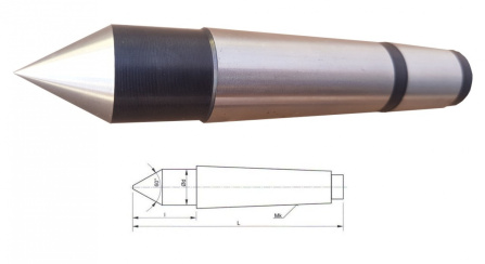 Hrot pevný MK3 s vrcholovým úhlem 60°