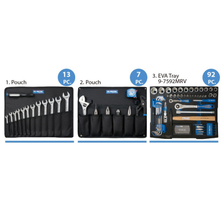 Sada nářadí CrV 112 ks v kufru 87405-2