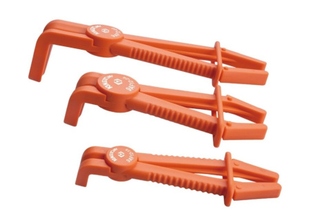 Sada svěrek na hadice – zahnuté, 17–42 mm (3 ks) Sada svěrek na hadice – zahnuté, 17–42 mm (3 ks)