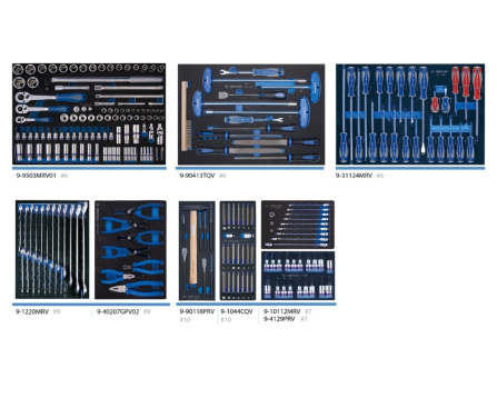 Sada nářadí do vozíku, 251 ks, EVA