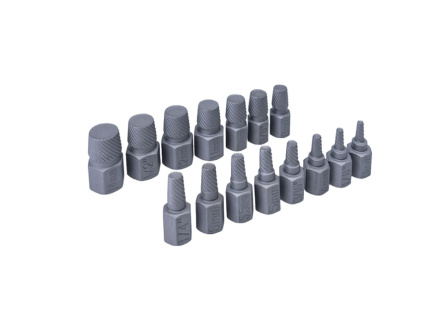 Sada vytahováku zalomených šroubů 15 ks (3 - 14 mm)