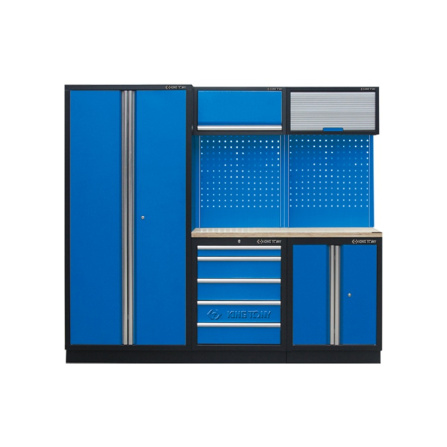 Sada dílenského nábytku č.5 (modrý), 2275x460x2000mm