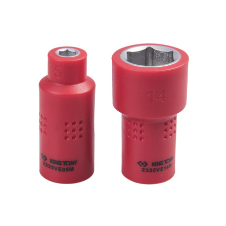 1/4 hlavice nástrčná izolovaná VDE, 6 hran 12 mm, L 41 mm