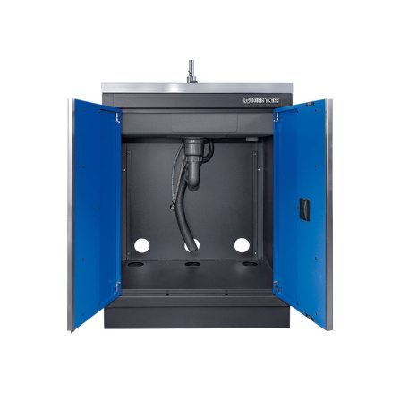 Skříňka dvojkřídlá dřezová 680x464x948mm, modrá