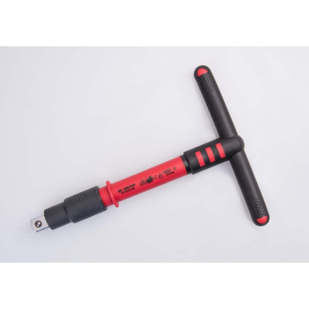 1/2 rukojeť T pro hlavice izolovaná VDE, L 200 mm