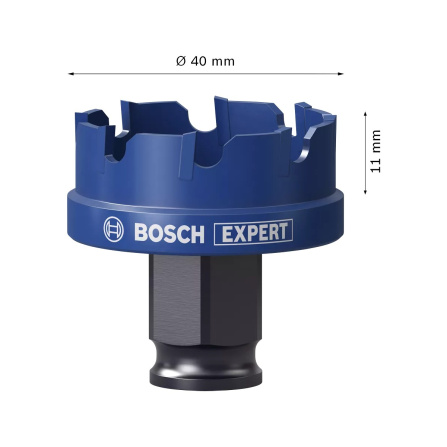 Pila vykružovací/děrovka Bosch Expert 40 mm Sheet Metal PC Plus 2608900499 - 6