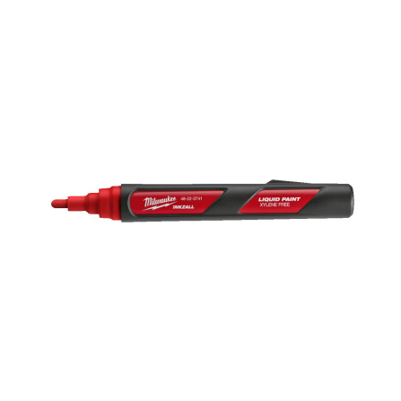 Značkovač bílý Milwaukee Liquid Paint Marker - Red 4932492143 - 2