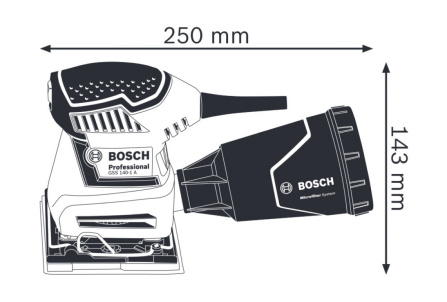 Bruska vibrační Bosch GSS 140-1 A