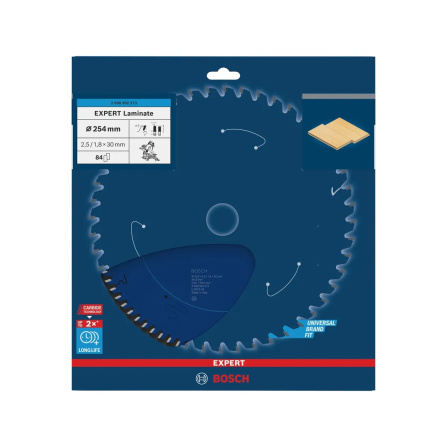 Pilový kotouč Bosch Expert Laminate 216x2,5/1,8mm, 84 zubů 2608902213 - 2 Pilový kotouč Bosch Expert Laminate 216x2,5/1,8mm, 84 zubů 2608902213 - 2