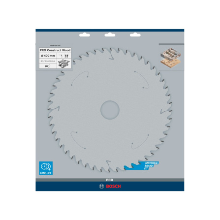 Pilový kotouč Bosch PRO Construct Wood 400 × 3,5 × 30 mm 2608640693 - 2