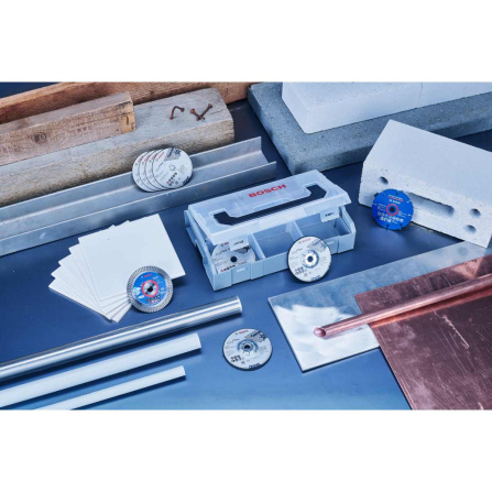 Sada řezných a brusných kotoučů 76 mm v Mini L-Boxx Bosch 061599764G - 2