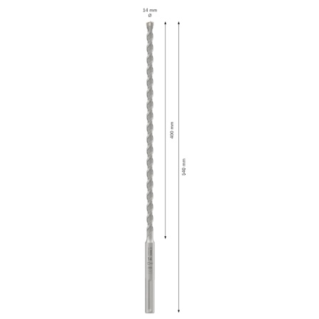Vrták do kladiv Bosch PRO SDS-max-4X - 14 x 400 x 540 mm 2608833962 - 6 Vrták do kladiv Bosch PRO SDS-max-4X - 14 x 400 x 540 mm 2608833962 - 6