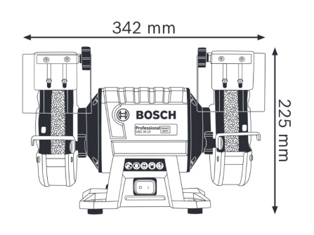 Bruska stolní dvoukotoučová Bosch GBG 35-15
