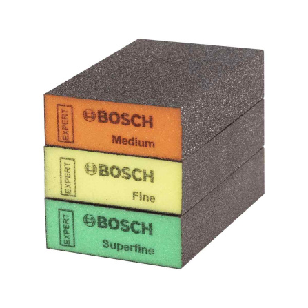 Sada brusné houby 3 ks 69x97x26 mm Bosch Expert S471Combi M, F, SF 2608901175