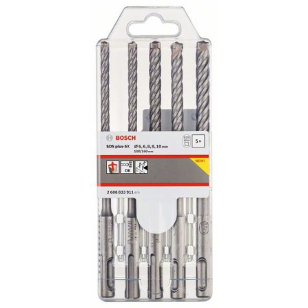 Sada vrtáků Bosch SDS plus-5X 5 ks 2608833911