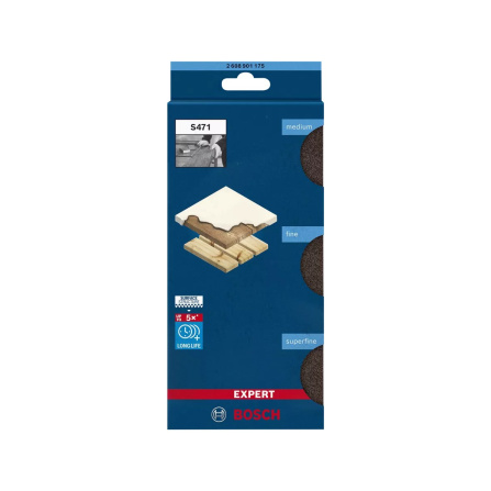 Sada brusné houby 3 ks 69x97x26 mm Bosch Expert S471 2608901175 - 3