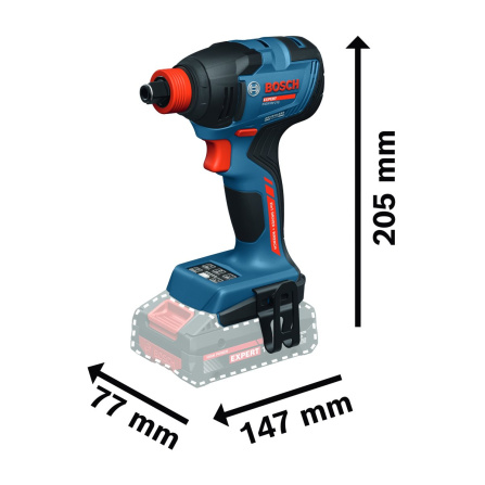 Aku rázový utahovák Bosch EXPERT EXDX18V-210 bez aku 06019J0400 - 8