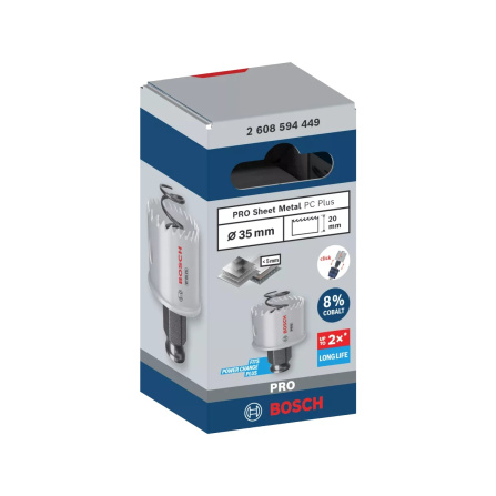 Pila vykružovací/děrovka Bosch PRO Sheet metal PC Plus 35 mm 2608594449 - 5