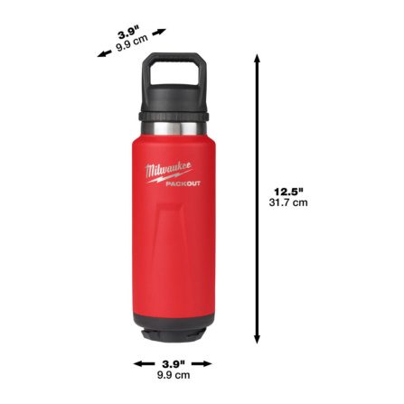 Láhev na pití Milwaukee Packout Bottle 1065 ml Chug Lid Red 4932493467 - 6 Láhev na pití Milwaukee Packout Bottle 1065 ml Chug Lid Red 4932493467 - 6