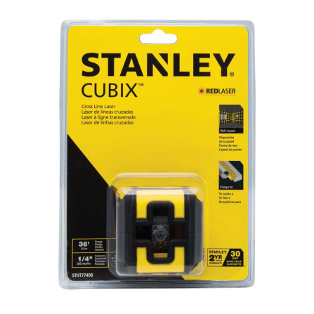 Laser křížový samonivelační Stanley Cubix STHT77498-1 - 10 Laser křížový samonivelační Stanley Cubix STHT77498-1 - 10