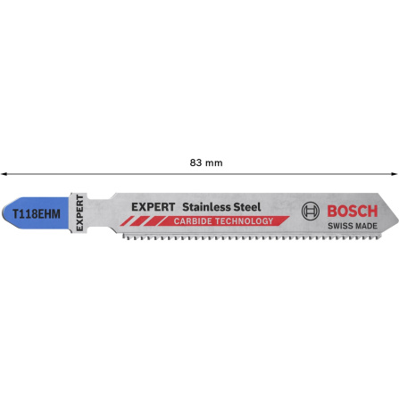 Pilový plátek do kmitací pily T118EHM Bosch Expert Staineless Steel 3ks 2608900562 - 4