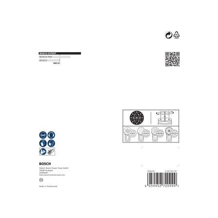 Brusný kotouč Bosch Expert O780 s fólií 6 ks 150 mm P320 2608902405 - 7