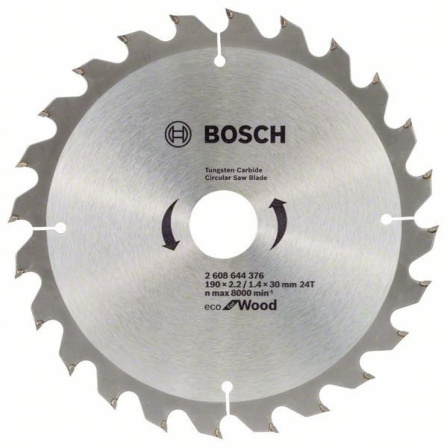Pilový kotouč Bosch eco for Wood 190x2,2/1,4x30 mm 2608644376